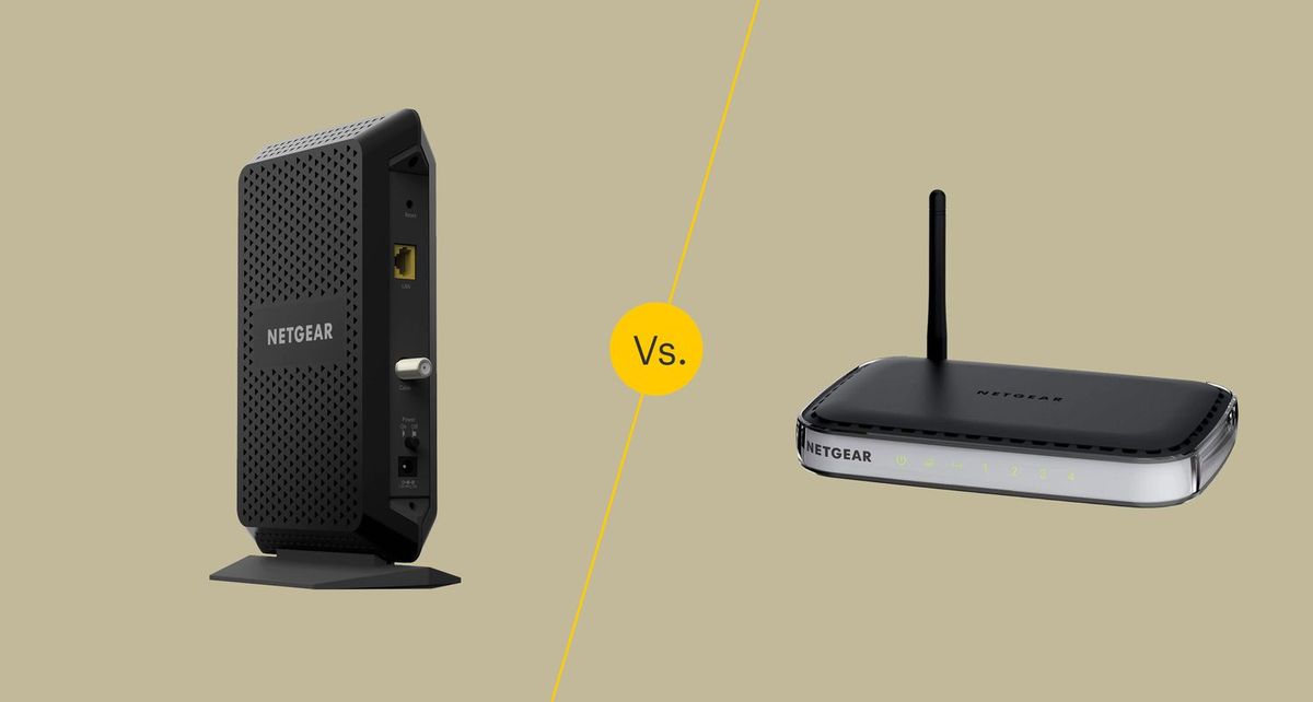 What are the differences between Modem and Router