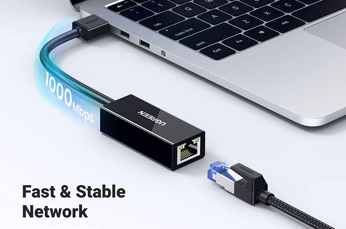 This USB Gigabit network adapter will allow you to connect to the Internet at 1 Gbps, if your PC or console does not accept more than 100 Mbps